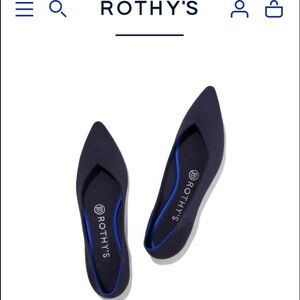 Rothy’s The Point 6.5 EUC / Navy